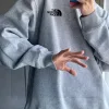 Premium Qualität The North Face Hoodie Schwarz Fleece Monogramm Stil