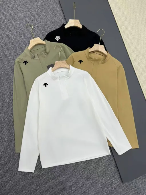 Luxury Descente Langarm Schwarz Casual Luxury