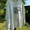 Premium The North Face Sweatshirts Lila Fleece Logo Style