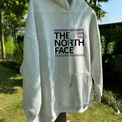 Premium The North Face Sweatshirts Lila Fleece Logo Style