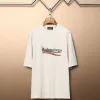 Hochwertige Balenciaga Kurzarm Baumwolle Klassischer Stil
