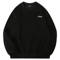 Fila Sweatshirts in Premiumqualität, schwarz, Baumwolle, klassischer Stil