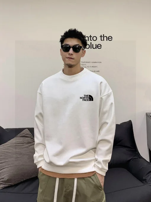 Luxus The North Face Hoodie Schwarz Fleece Print Kollektion