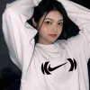 Hochwertige Nike Sweatshirts Black Fleece Print Kollektion