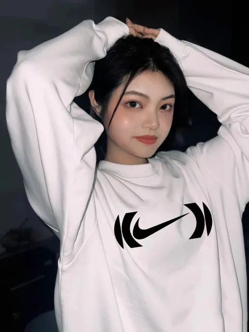 Hochwertige Nike Sweatshirts Black Fleece Print Kollektion