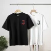 Premium Burberry Kurzarm Baumwolle Bestickt Luxus