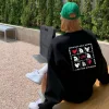 Luxus The North Face Sweatshirts Schwarz Fleece Logo Style