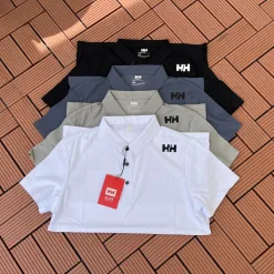 Luxus Helly Hansen Kurzarmhemden Schwarz Casual Kollektion