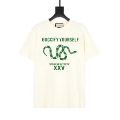Bestseller Gucci Kurzarm Weiß Print Style