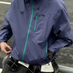 Premium Patagonia Jacken Lila Logo Kollektion