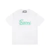 Hochwertige Gucci Kurzarm-Logo-Kollektion aus schwarzer Baumwolle