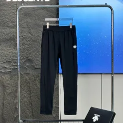Premium Qualität Descente Hose Schwarz Strick Casual Luxury