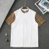 Bestseller Burberry Kurzarm Schwarz Baumwolle Vintage Kollektion