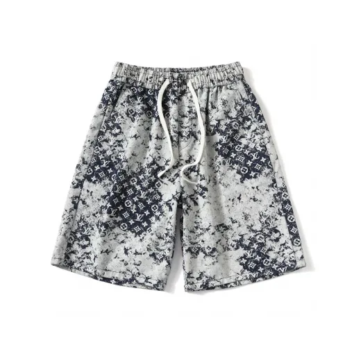 Hochwertige Louis Vuitton Shorts Denim Print Kollektion