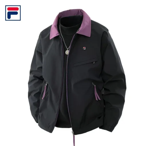 Hochwertige Fila Jacken Schwarz Casual Style