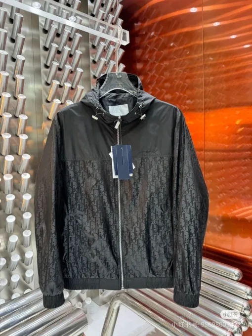 Luxus-Dior-Mantel in Schwarz, klassische Kollektion