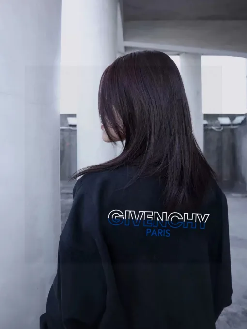Bestseller Givenchy Sweatshirts Schwarz Fleece Logo Luxus