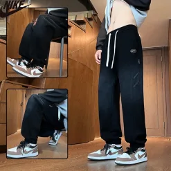 Premium Nike Hose Schwarz Baumwolle Washed Style