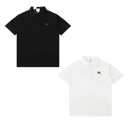 Bestseller: Burberry Kurzarm-Kollektion aus blauer Baumwolle