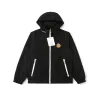 Bestseller Moncler Mäntel Schwarz Nylon Logo Luxus