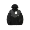 Premium Moncler Mäntel Grau Nylon Patchwork Luxus
