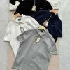 Hochwertiges A.P.C. Poloshirt Schwarz Baumwolle Casual Kollektion