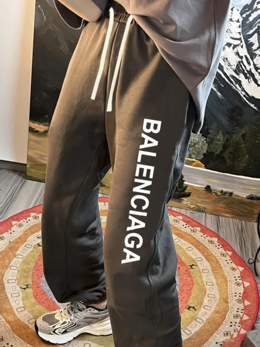 Bestseller Balenciaga Jogginghose Grau Logo Kollektion