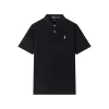 Luxus Ralph Lauren Kurzarm-T-Shirts Weißes Baumwolllogo Luxus