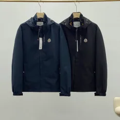 Premium Moncler Mantel Navy Elegant Style