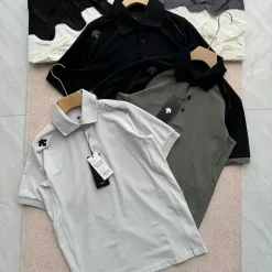 Hochwertige Descente Kurzarmhemden Grün Elegante Kollektion
