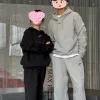 Hochwertige Nike Jogginghose im schwarzen Strick-Logo-Stil