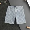 Hochwertige Louis Vuitton Shorts Denim Logo Luxus