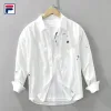Bestseller: Fila Langarmshirts aus bestickter Baumwolle