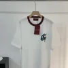 Premium Gucci Kurzarm Weiß Baumwolle Print Luxus