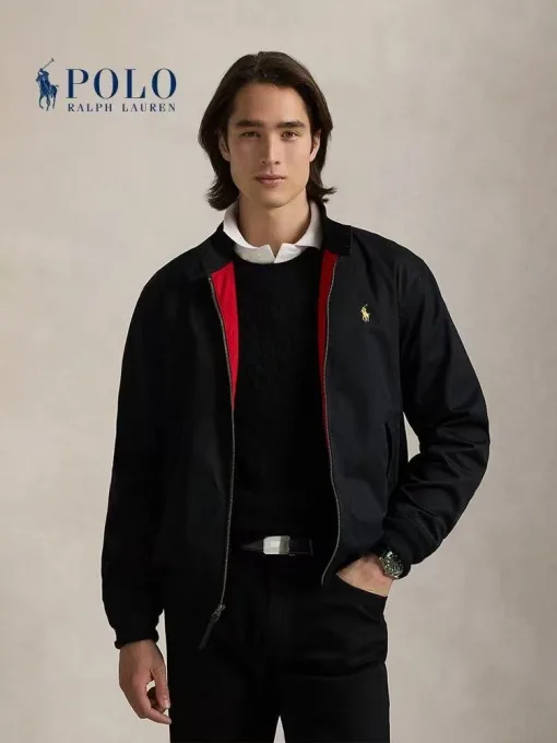 Bestseller Ralph Lauren Mantel Marineblau Baumwolle Klassischer Stil