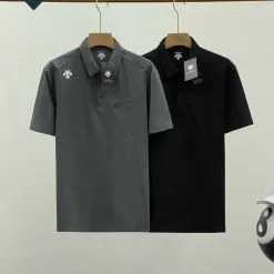 Bestseller Descente Kurzarm-Shirt aus schwarzem Spandex, klassische Kollektion