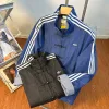 Hochwertiger Adidas Tang-Anzug im Denim-Stil