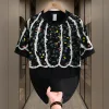 Luxus Louis Vuitton Kurzarm Weiß Baumwolle Casual Style