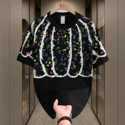 Luxus Louis Vuitton Kurzarm Weiß Baumwolle Casual Style
