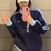 Luxus Adidas Mantel Navy Classic Luxury