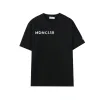 Bestseller Moncler Kurzarm Schwarz Baumwolle Print Luxus