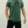 Hochwertige Descente Kurzarm-T-Shirts aus schwarzer Baumwolle, elegante Kollektion