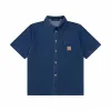 Bestseller der Louis Vuitton Kurzarm-Denim-Logo-Kollektion