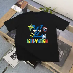 Bestseller Louis Vuitton Kurzarm Weiß Klassischer Luxus
