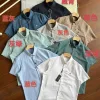 Luxus Ralph Lauren Langarmshirt aus gewaschener Baumwolle