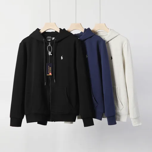 Bestseller Ralph Lauren Mantel Schwarz Baumwolle Logo Style