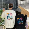 Premium The North Face Sweatshirts Schwarz Fleece Monogramm-Stil