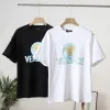 Premium Versace Kurzarm Schwarz Baumwolle Logo Luxus