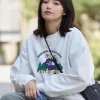 Premium Qualität The North Face Hoodie Schwarz Fleece Print Kollektion