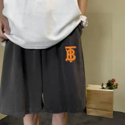 Burberry Shorts in Premiumqualität, Orange Logo-Kollektion